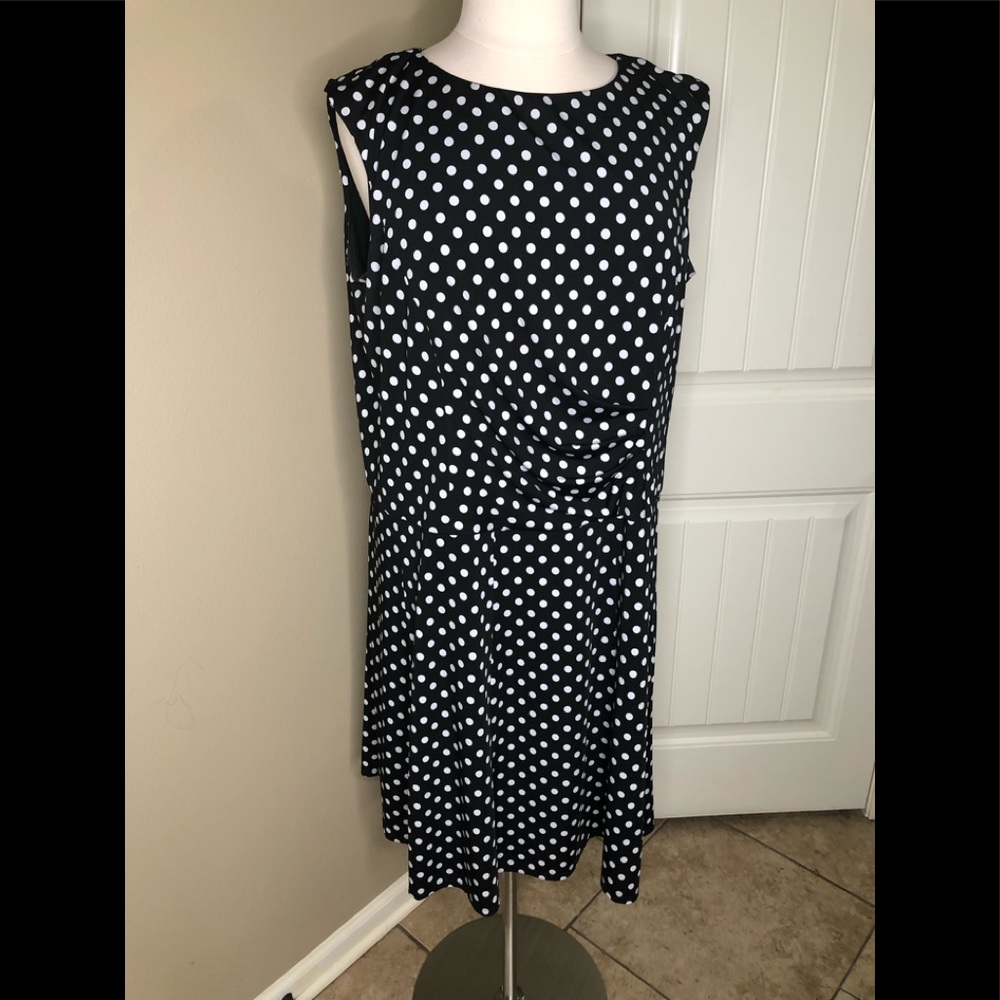 Plus Size Polka Dot Dress